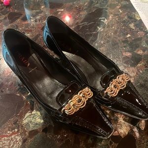 Heeled Prada shoes